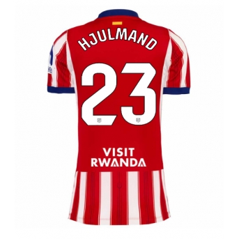 Atletico Madrid Morten Hjulmand #23 Maglia Gara Casa Repliche 2026-27 Donna Maniche Corte